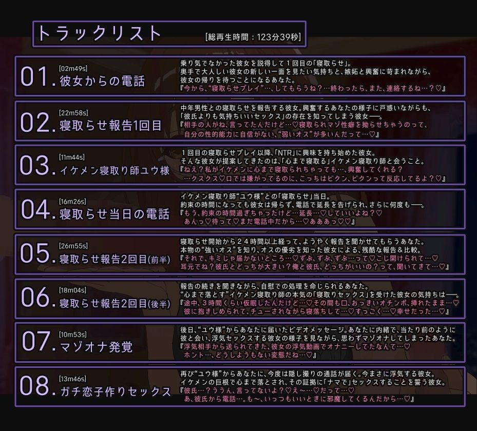 サンプル画像2:奥手な彼女が変わるまで。ネットで出会ったイケメン寝取り師に影響され僕の粗チンを嘲笑うようになる本命彼女―――(YAO) [d_461274]