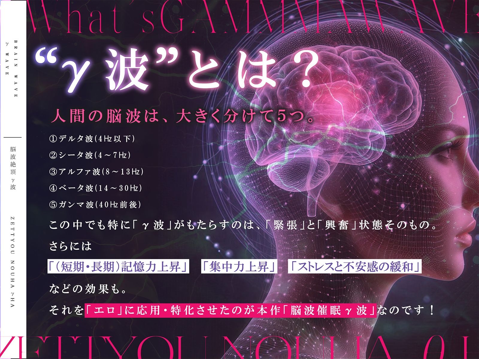 サンプル画像3:脳波催●γ波〜人間の興奮する脳波40Hzで究極の没入セックスを〜(シロイルカ) [d_461901]
