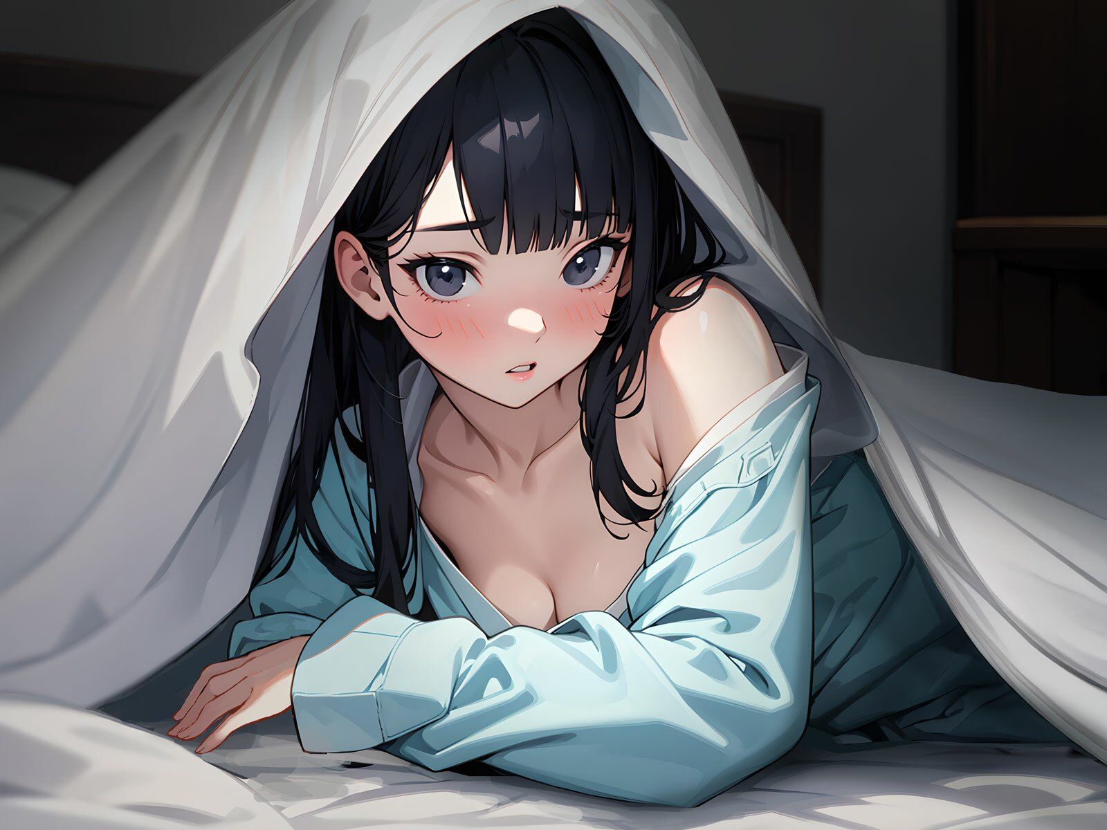 サンプル画像4:【密着囁き】彼女がいるのに…忍び込んできた学級委員長と修学旅行のイケナイ思い出作りえっち(ちゃんとぴ発電所) [d_464062]