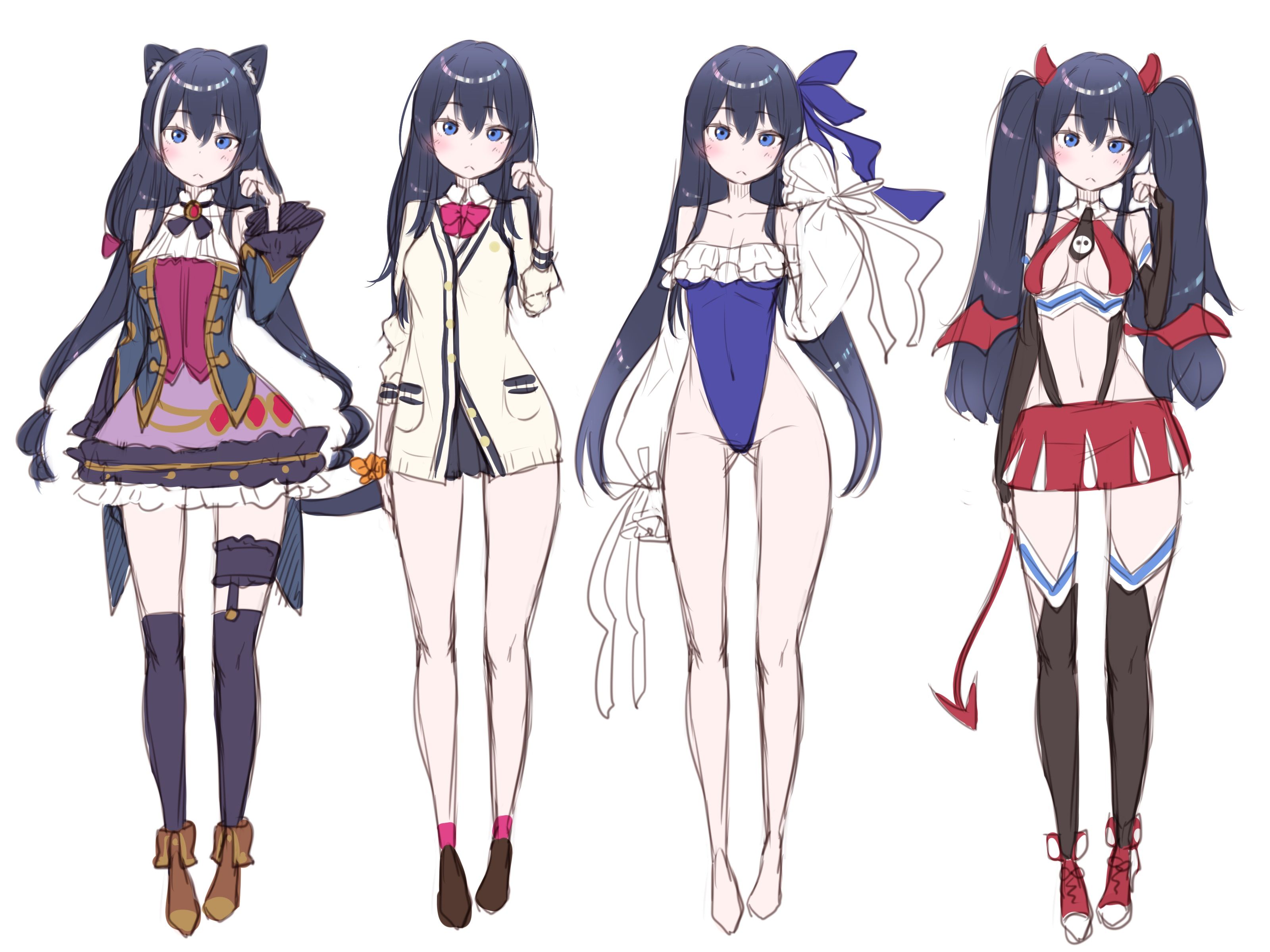 サンプル画像6:JKサキュバスレイヤーたちの飼い殺しラブラブハーレム同棲生活(アルファートリル) [d_464565]