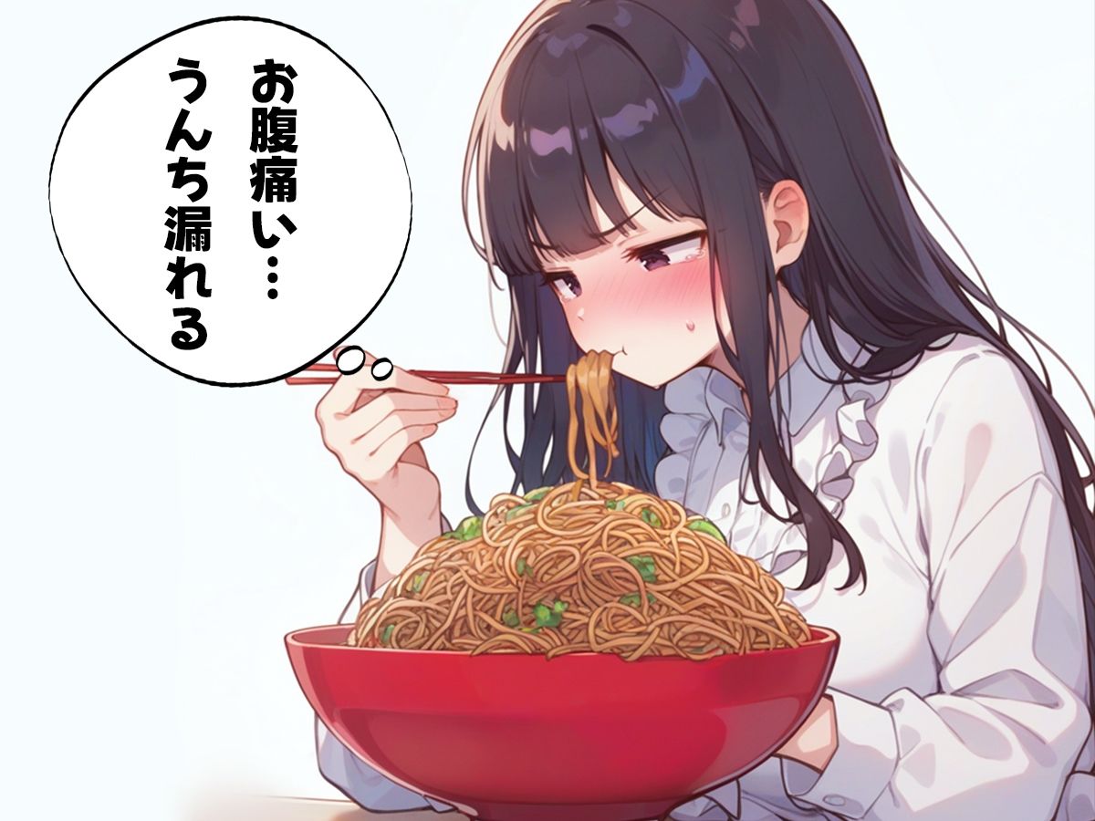 サンプル画像1:浣腸大食いチャレンジ〜全部食べ切るまでうんちできません〜【スカトロ・排泄我慢・咀嚼音】(ブリブリブリズム) [d_465220]