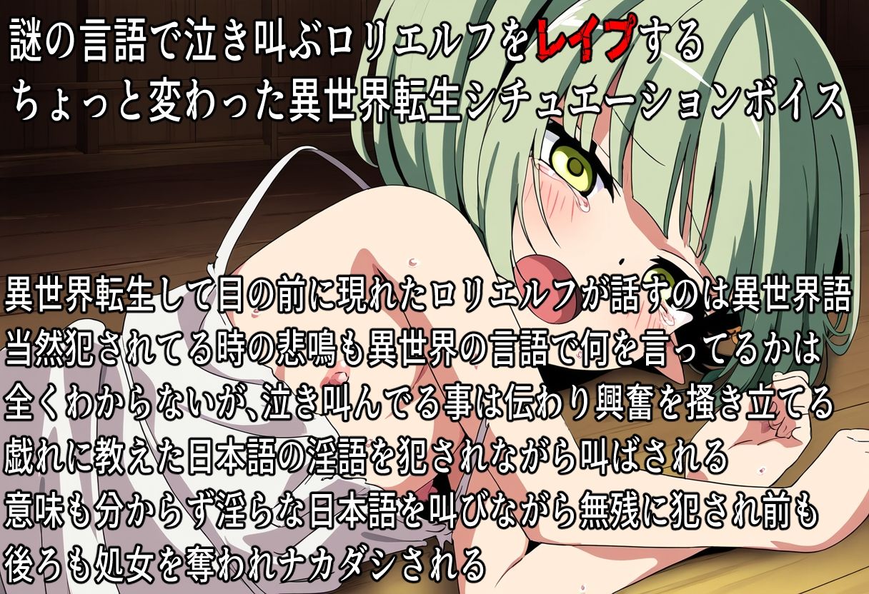 サンプル画像1:エルフが何言ってるかわからないからとりあえず犯した(おにぎり本舗) [d_465908]