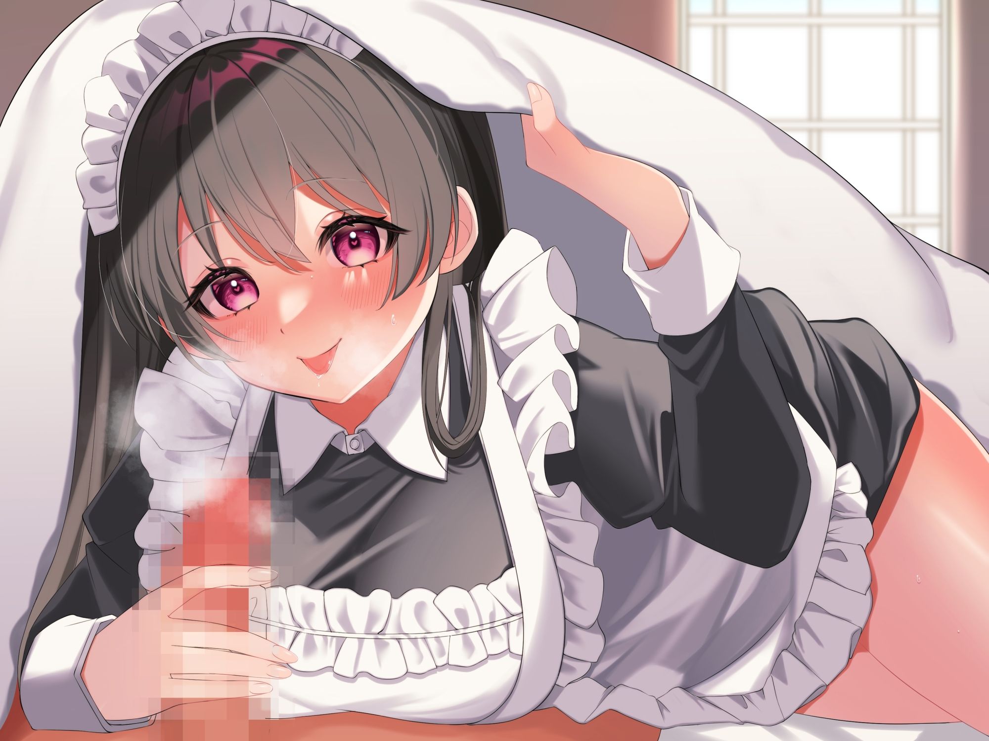 サンプル画像1:巨乳メイドのえちえちご奉仕〜ご主人様に仕えるまりかの一日〜(アオハルすぷりっと) [d_466827]