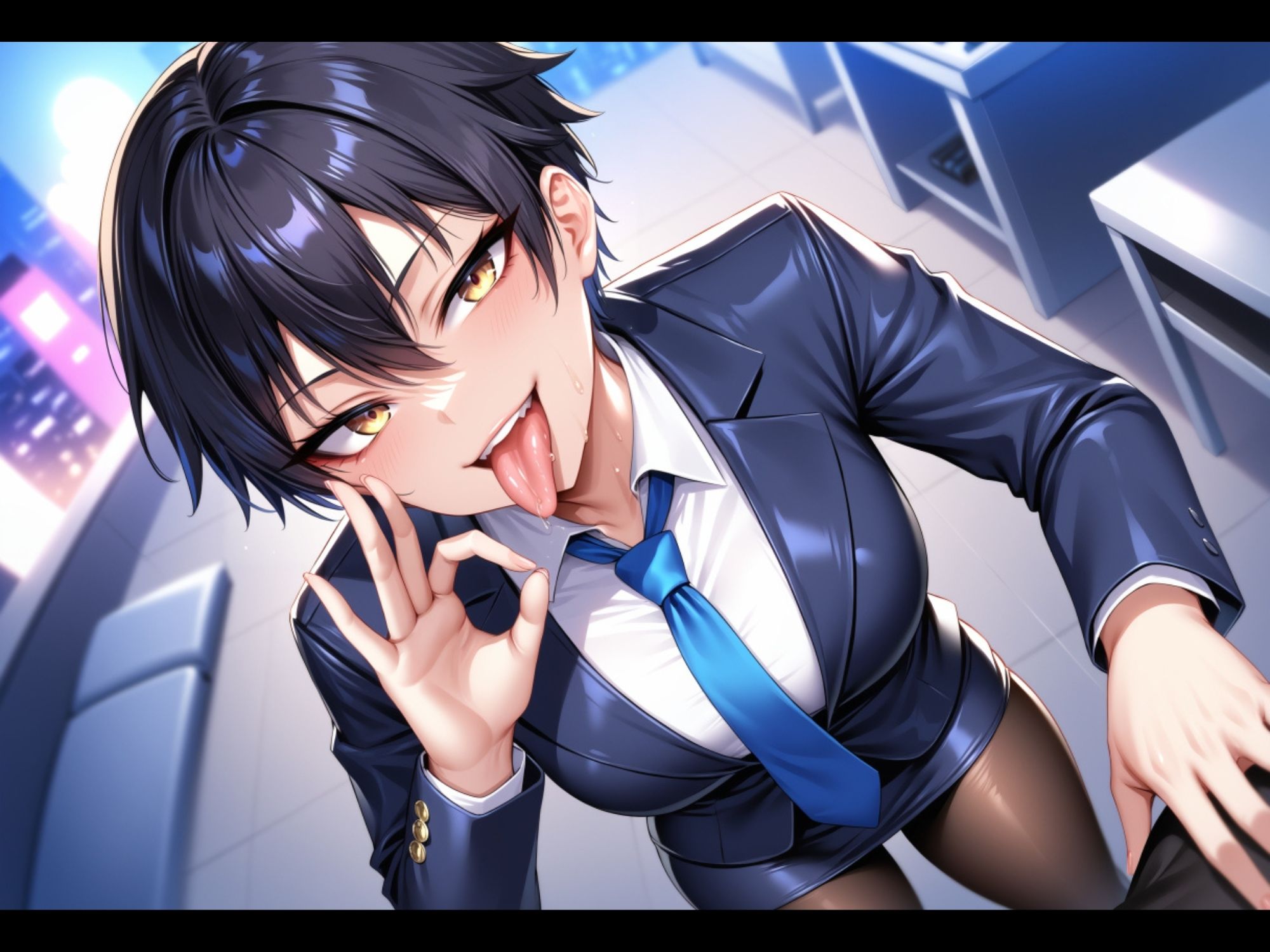 サンプル画像5:王子様な後輩社員に彼女も課長も寝取られてチームまるごとNTR〜寝取られちんぽを手コキ責めでマゾオス躾け〜【ドM向け】【KU100】(ドM騎士団) [d_468625]