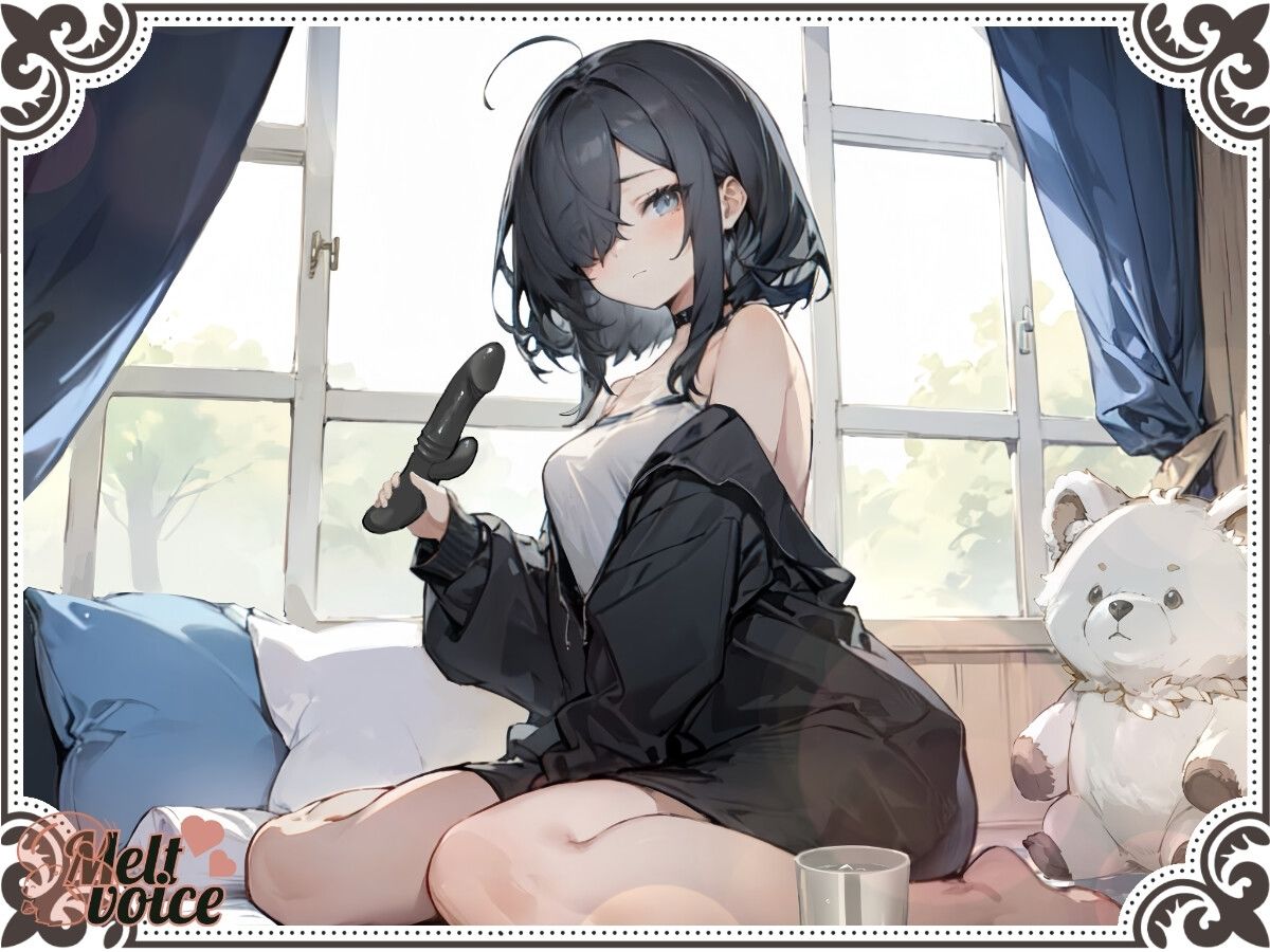 サンプル画像2:【大量潮吹き高音質】寸止めで焦らしてからのカーテンを開けて羞恥おなにー。だったはずが、お酒の力を借りたせいで聴いたことないくらいの大量お漏らし潮吹きおなにー。［38］(melt voice) [d_470058]