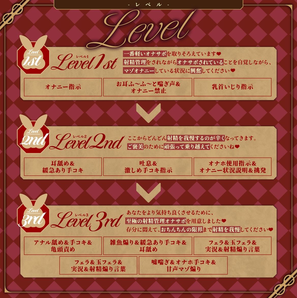 サンプル画像5:オナサポバニーガール 絶頂したらやりなおし 意識がトロけるぬるぬるぐちょぐちょ射精管理ゲーム(バニーゲームス) [d_471076]