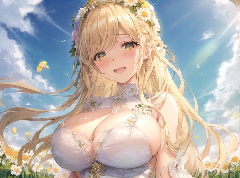 サンプル画像4:世界を救ったご褒美に爆乳女神を嫁にもらった話〜最高の奥さんに癒され甘やかされる異世界生活〜【癒し/耳かき/バイノーラル】(巨乳大好き屋) [d_472007]