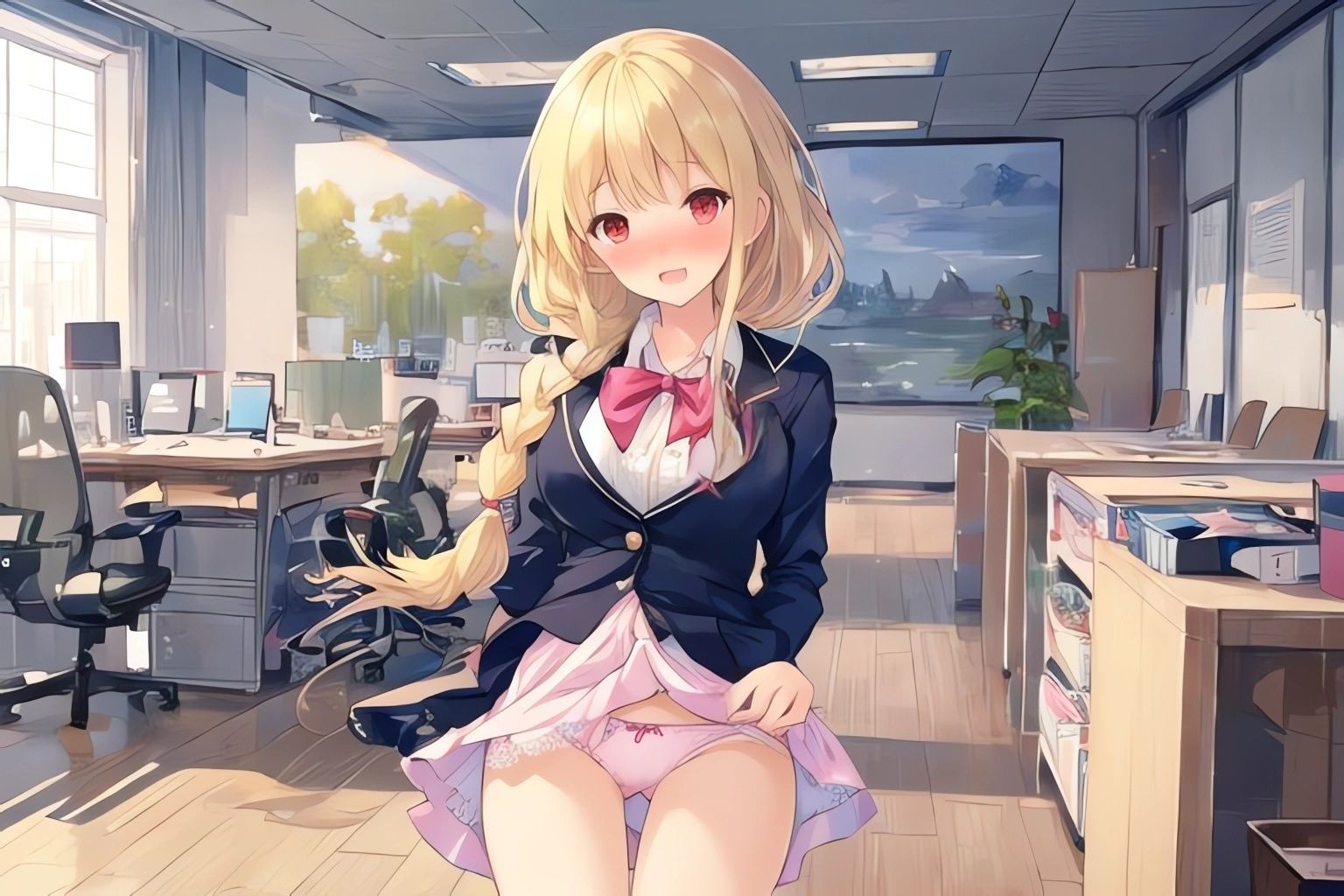 サンプル画像2:清楚そうな後輩にフェラで責め立てられ射精させられて…(九谷さんと愉快な仲間たち) [d_472522]