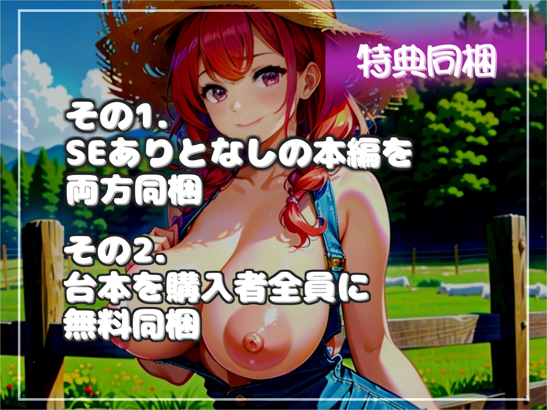 サンプル画像6:【新作価格】【豪華特典複数あり】【おなサポげーむ】カウントゼロって言うまで出さないでください♪ 搾精士さん♀のミルキングパーラー編♪ 牧場の搾精家畜となり「永遠に」搾り取り続けられるお話(いむらや) [d_473633]