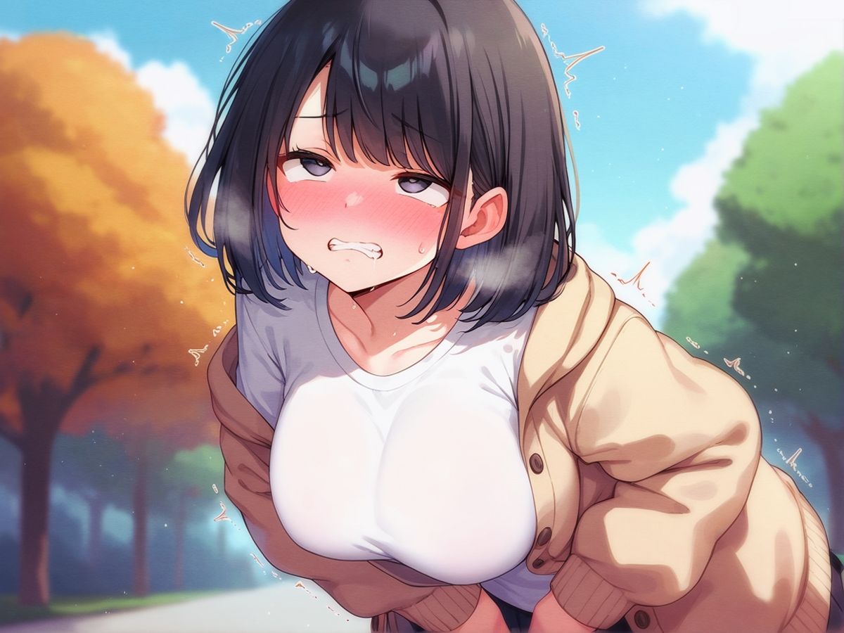 サンプル画像2:浣腸散歩1000歩歩くまでうんちできません【スカトロ・排泄我慢・お漏らし】(ブリブリブリズム) [d_474611]