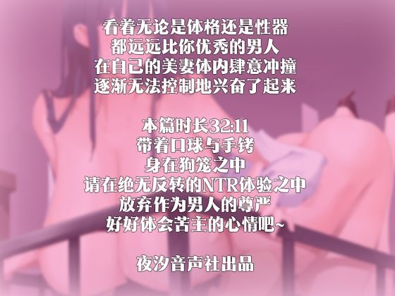 サンプル画像2:【中国語注意】強●的に寝取られ趣味に協力させられた淫乱妻 〜既に密かに愛人と共謀していた〜(夜汐音声社) [d_476910]