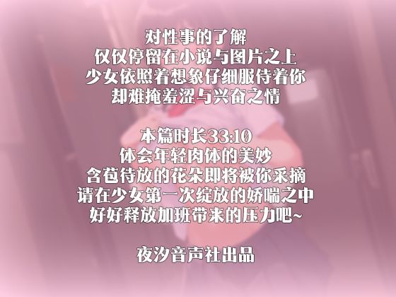 サンプル画像2:【中国語注意】街灯の下の女子校生〜おじさんを誘惑して自分の処女を売らせる〜(夜汐音声社) [d_476937]