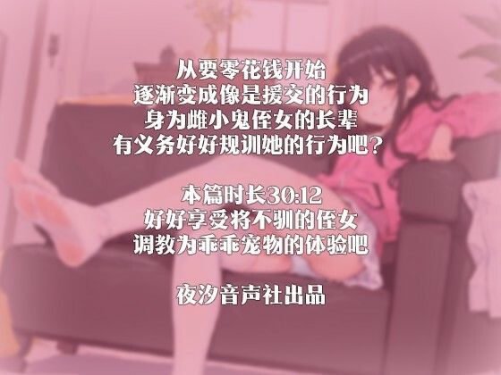 サンプル画像3:【中国語注意】生意気な姪っ子の金銭教育 〜おじさん、早くお小遣いをくれよ〜(夜汐音声社) [d_478020]