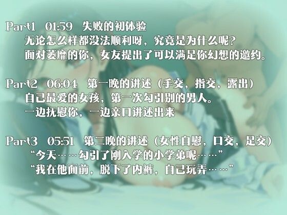 サンプル画像1:【中国語注意】暴走する寝取られ幻想 〜処女彼女が他の人に渡された〜(夜汐音声社) [d_478030]