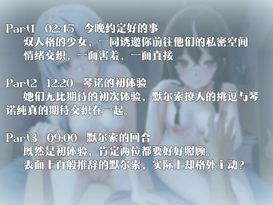 サンプル画像1:【中国語注意】チェルノとの初めての夜〜二重人格のファーストタイム〜【スノウブレイク同人】(夜汐音声社) [d_478107]