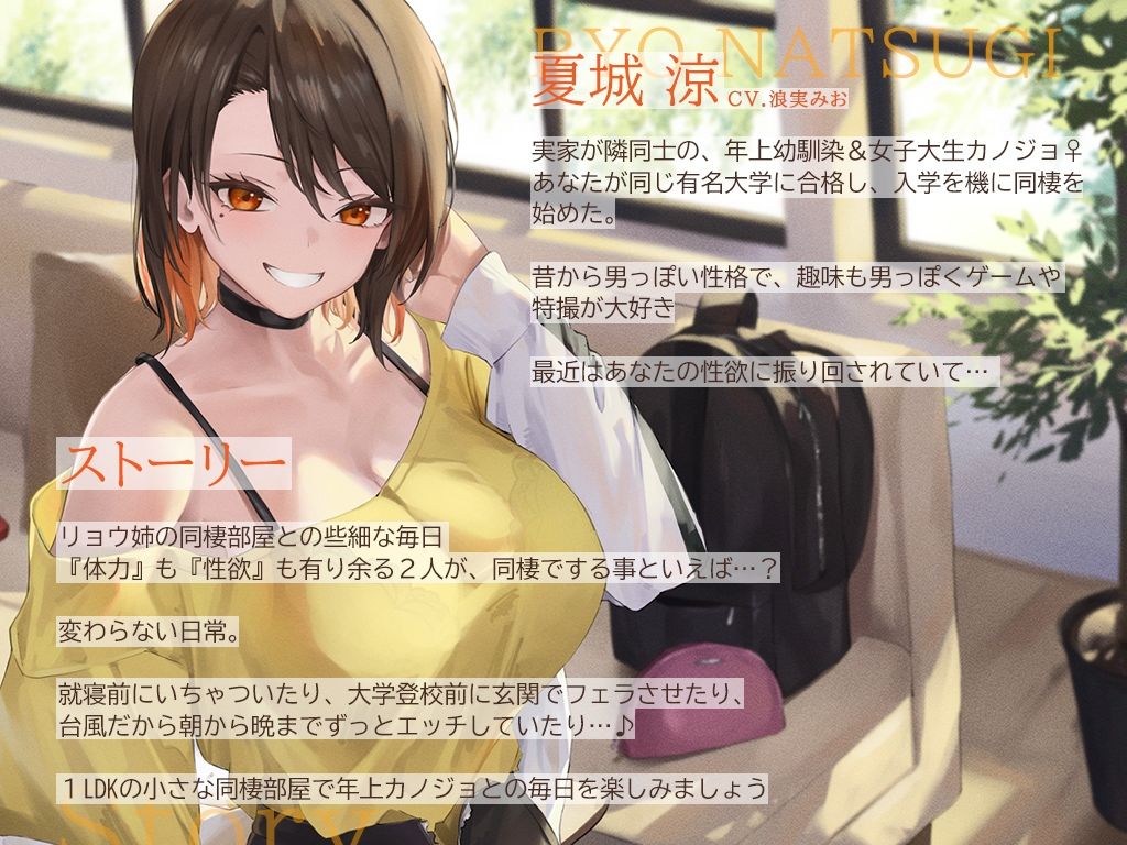 サンプル画像1:【追加コンテンツ】だらパコ  ルームカノジョ ＋PLUS 〜1LDK同棲マシマシ編〜(ろんりーわん) [d_479504]