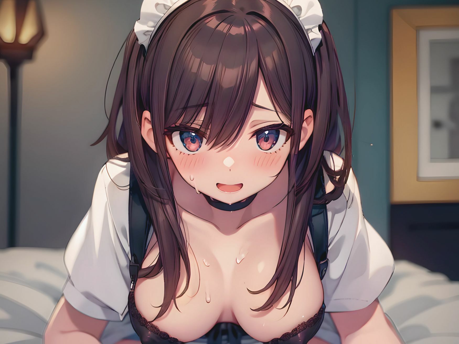 サンプル画像2:フェラ担当淫乱メイド〜ご主人様のおチ〇ポ様たっぷりご奉仕させていただきます♪〜【KU100】(いたずらえっち 〜性癖よ恍惚なれ〜) [d_484016]