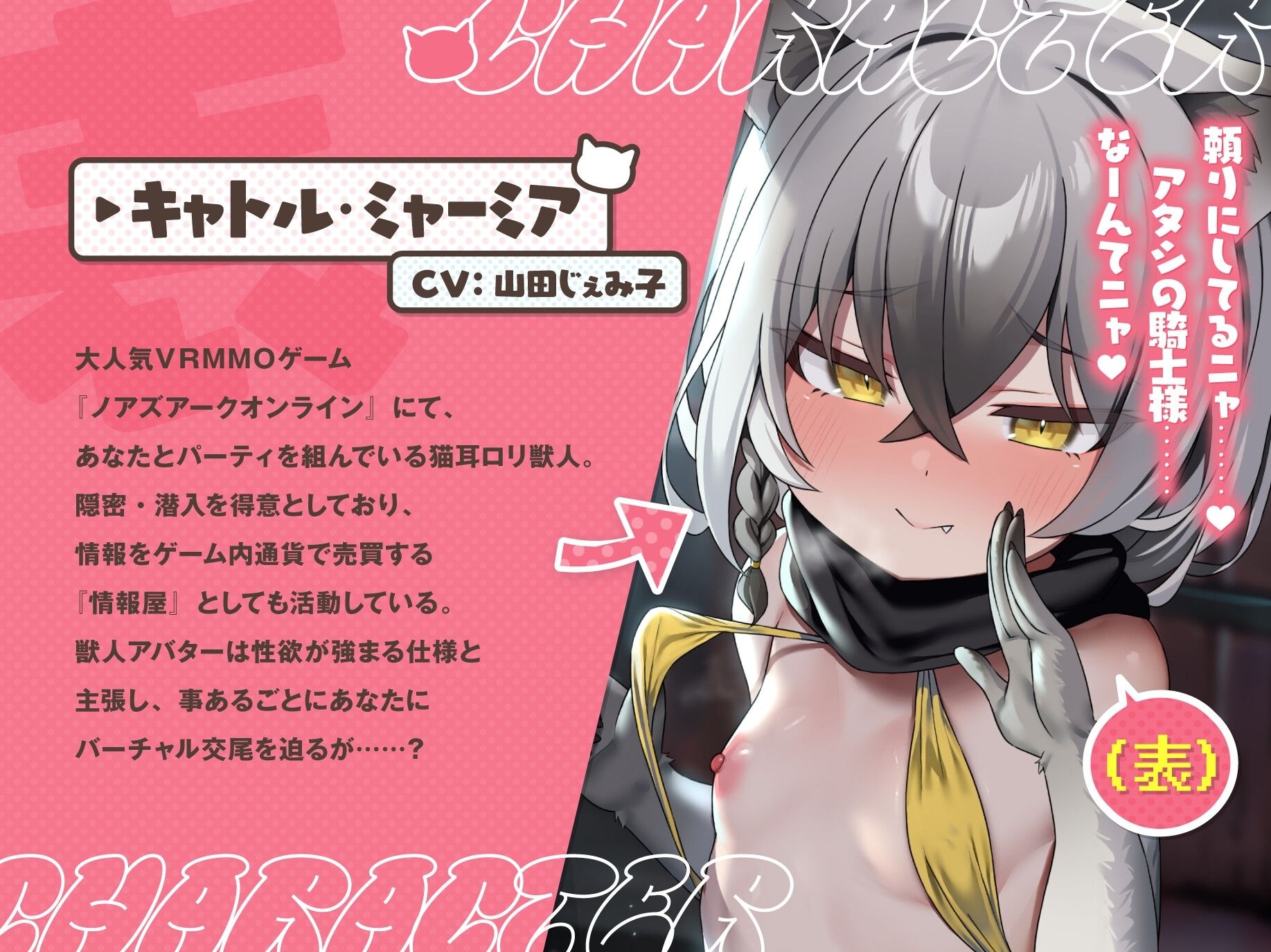 サンプル画像3:【聴いて使えるCG集付き】VRMMOで始める猫ロリ/アラサー激イタ爆乳オタク（同一人物）との表裏一体ギャップ純愛！〜処女ハメ交尾で響けぷに〇キ＆アラサーオホ声〜(のりしおスタジオ) [d_484395]