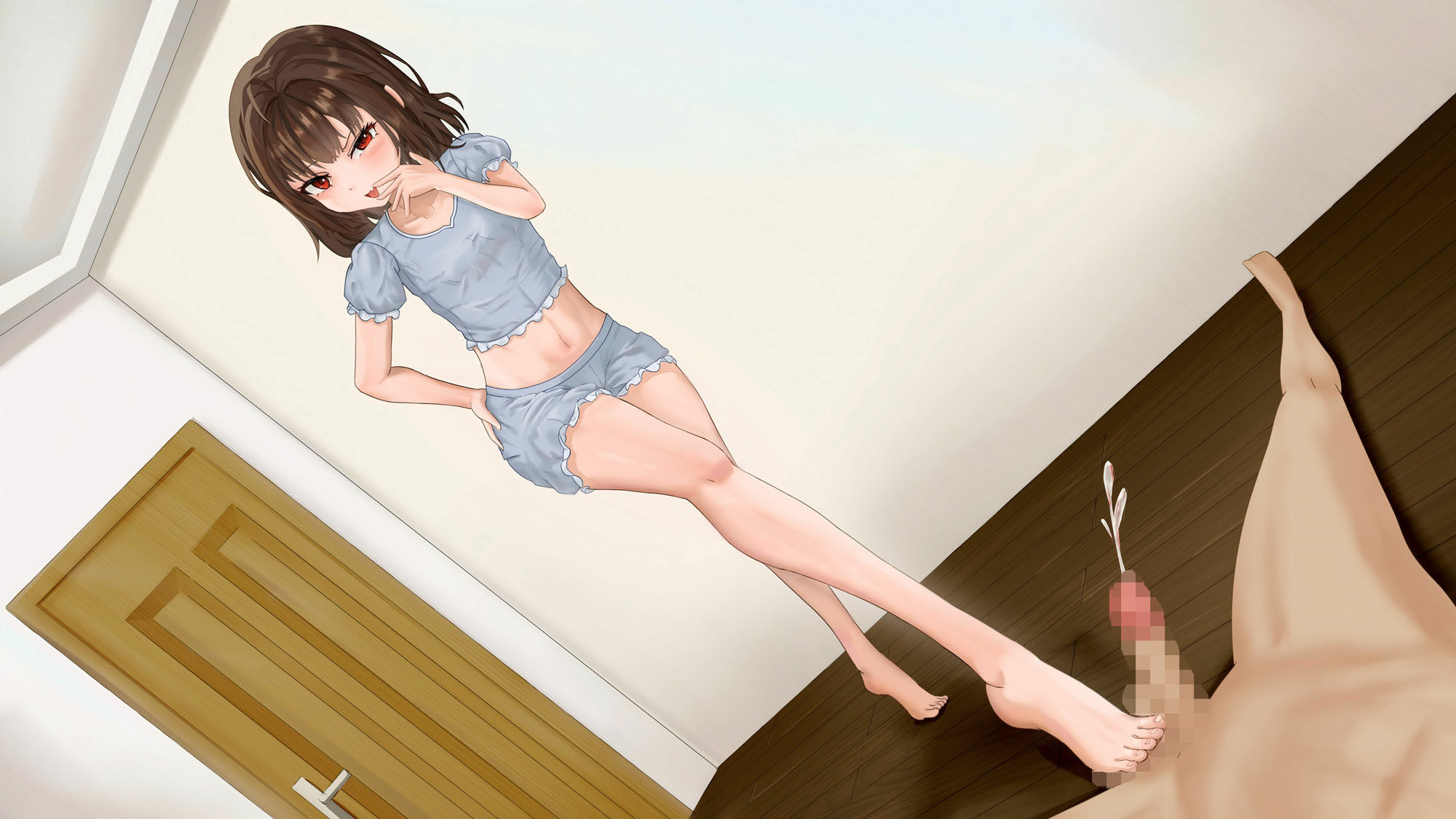 サンプル画像3:［R18G］【中国語注意】妹の厳しい踏み潰し罰 〜ダメなお兄ちゃんはたまたまを持つ資格がない〜(夜汐音声社G向) [d_492598]