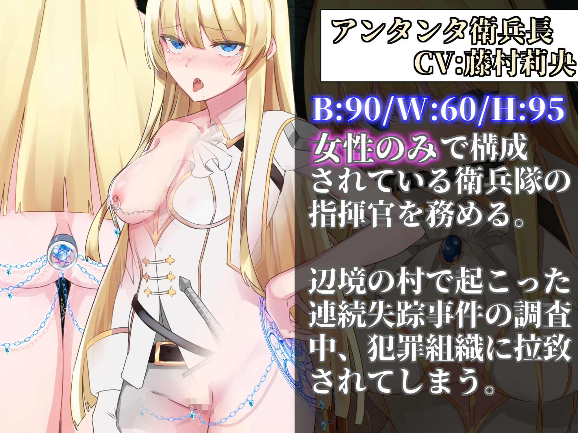 サンプル画像1:クールな女衛兵長、犯罪者のアナル調教に敗北＆ケツ穴便器宣言！(尻盛煩悩寺) [d_494490]