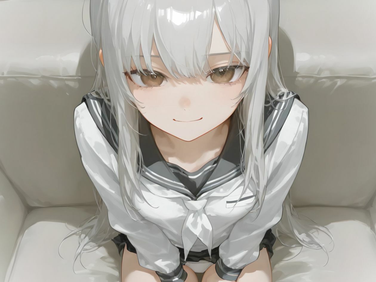 サンプル画像2:貧乳先輩彼女の甘々ご奉仕【KU100】(ほぼ毎日、妹に会える！) [d_497239]