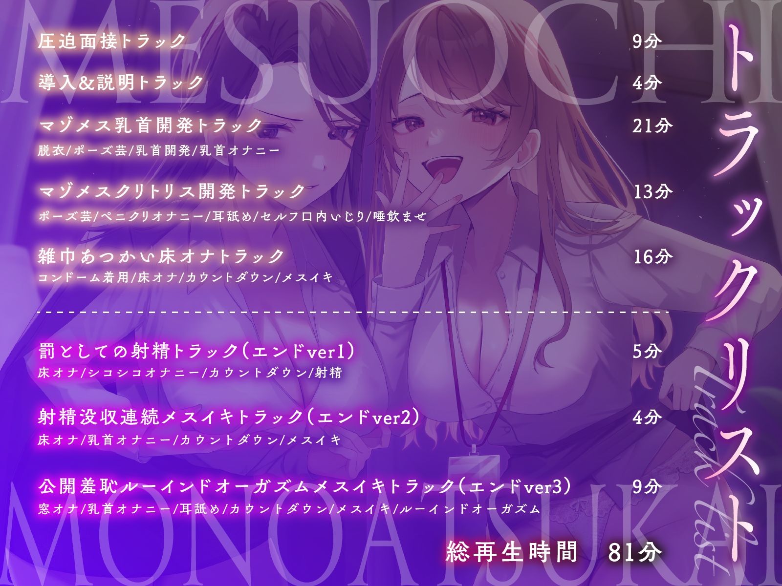 サンプル画像4:【メス堕ち×モノ扱い】オナサポ圧迫面接〜ザコ乳首とクリチンポを育てるマゾ調教〜(飼育係) [d_500087]