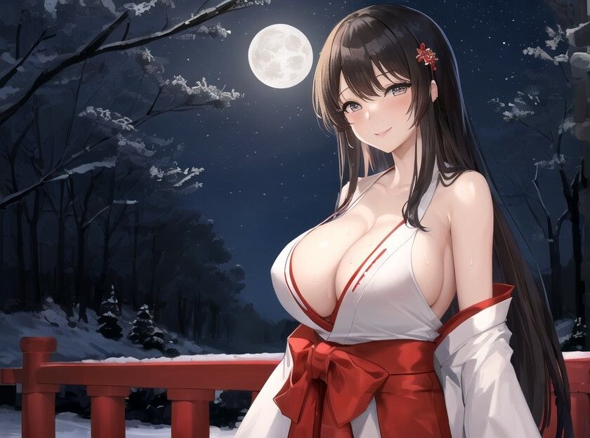 サンプル画像2:「あなたの煩悩精液、全部おまんこの中に出して！」 108回のピストンでマーラを除霊するドスケベ除夜の鐘の付喪神【大晦日お正月巫女】(巨乳大好き屋) [d_500229]