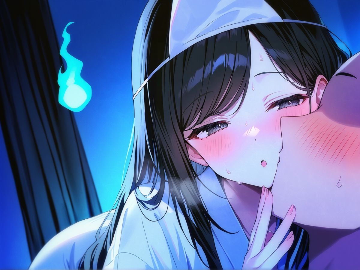 サンプル画像2:生前下ネタに混じれなかった怨念を晴らすように夜通し耳元で淫語責めしてくる幽霊(ナンジャモンジャノキ) [d_501650]