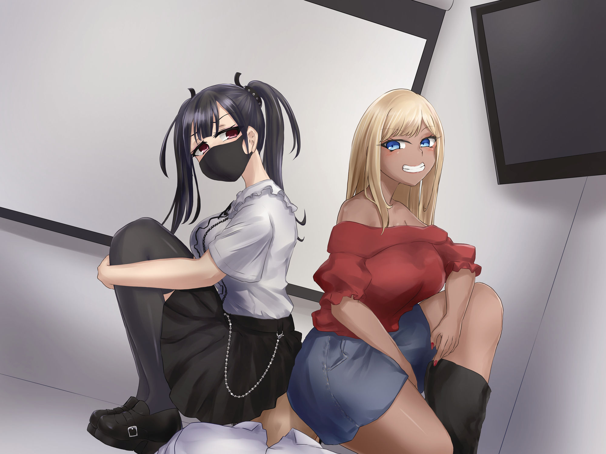 サンプル画像1:【KU100音声】オタクくんは屁ぇ嗅いどけ(おもらんど工房) [d_503358]