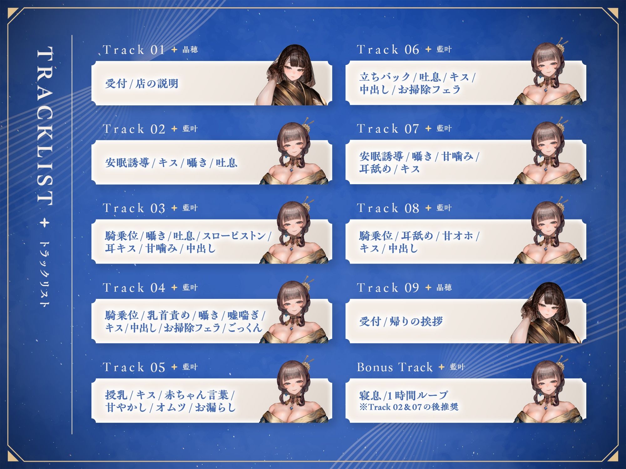 サンプル画像4:甘やかし処花麒麟 〜藍叶〜(甘幸冬水) [d_507279]