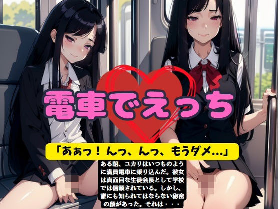 真面目な生徒会長が痴女だった！電車でパンチラで男を誘惑する変態JK
