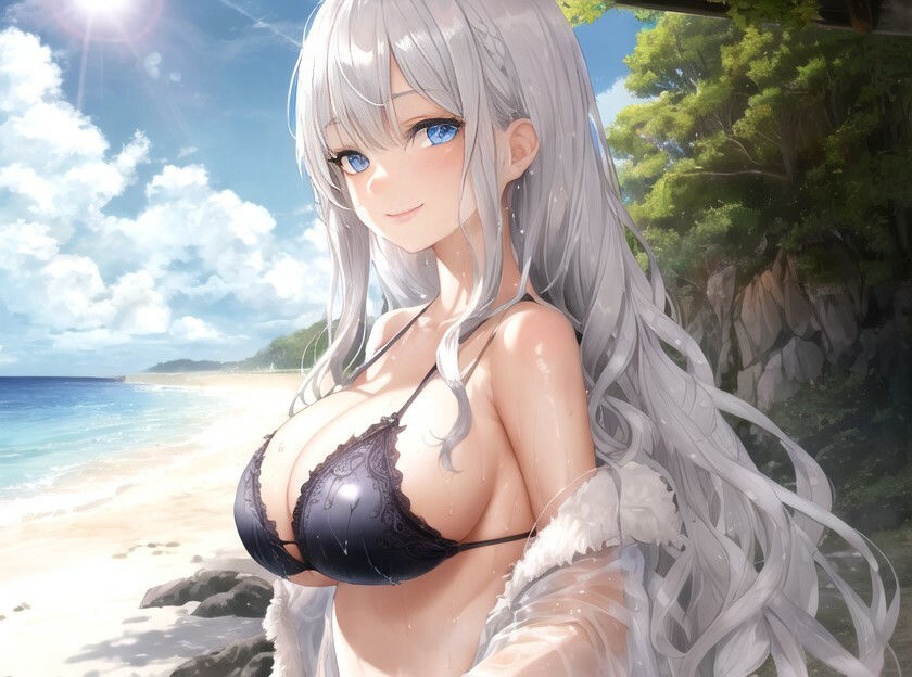 サンプル画像4:甘えん坊な銀髪巨乳メイドは幼馴染の旦那様に愛されたい〜ゼロ距離密着添い寝でこっそりラブ堕ち性活〜【バイノーラル/中出し/ラブラブ】(ゆめねこキャンディ) [d_510060]