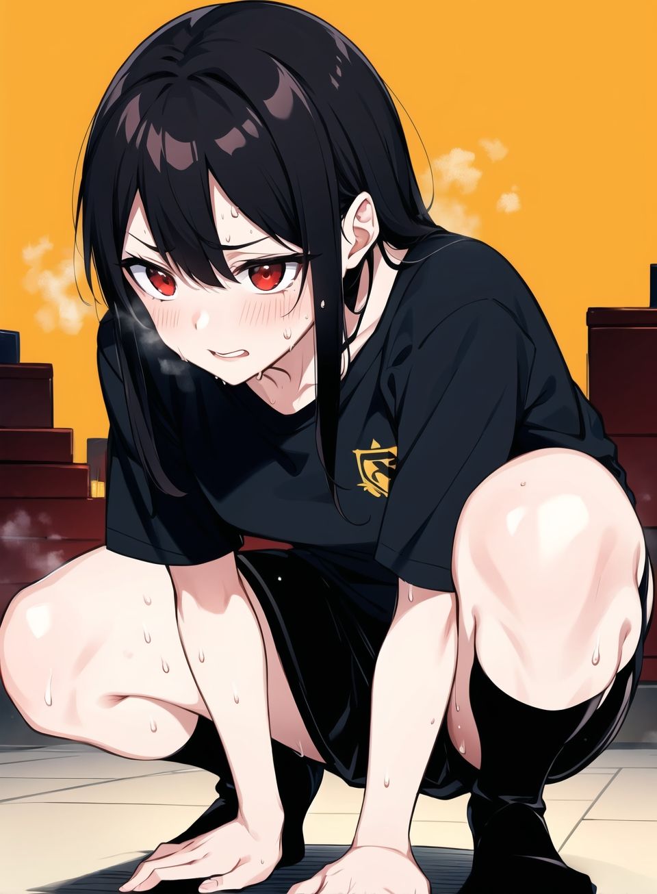 サンプル画像1:【実演】大晦日！今年の欲望今年のうちに！ローター×生理でオナニー納め(ゆりナポ) [d_511525]