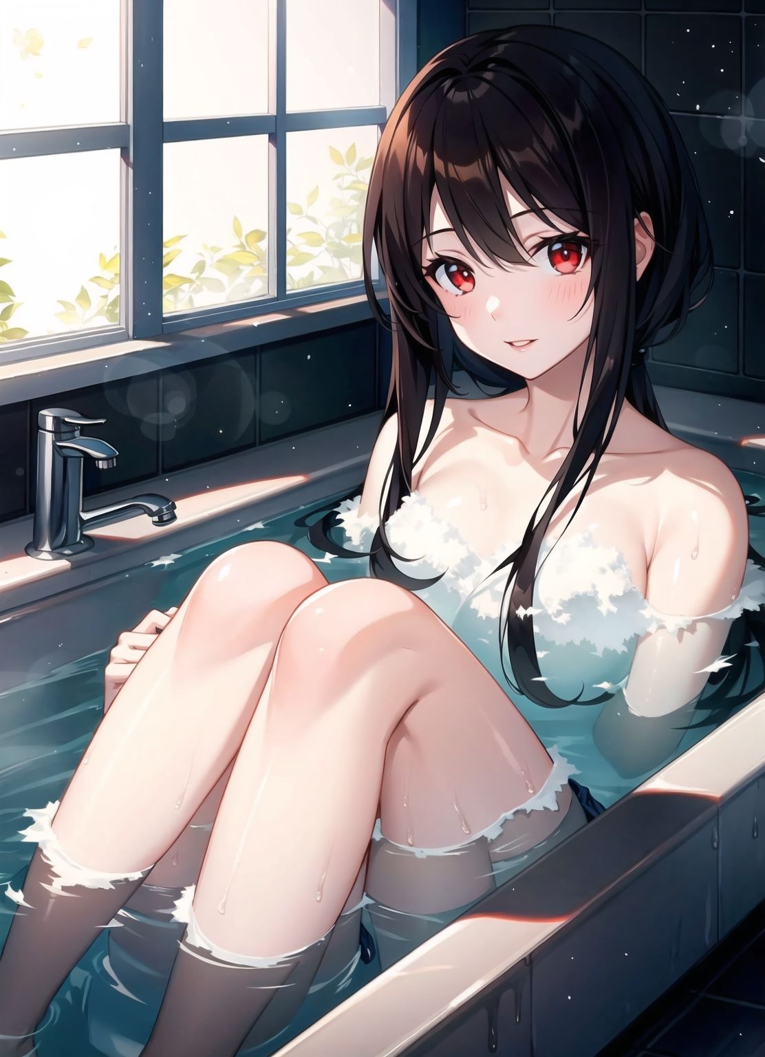 サンプル画像1:【実演】お風呂上がり！絶頂数をカウントしたら108回！しずか〜にアクメを重ねて囁き声でイキまくりました…(ゆりナポ) [d_511599]