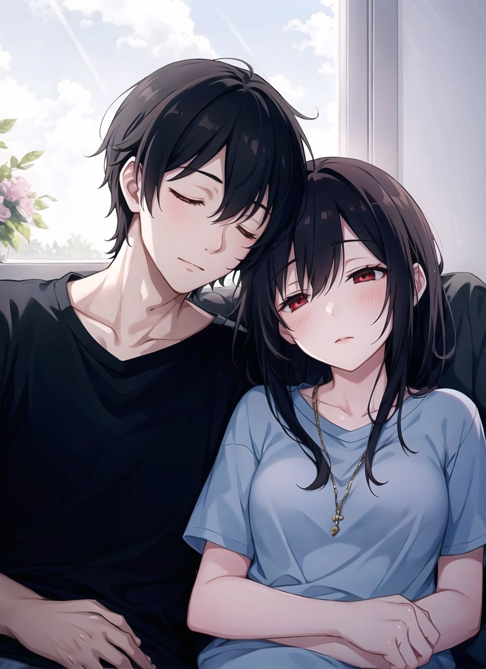 サンプル画像1:【実演】寝てるお兄ちゃんの手に振り付けオナニーする妹…を妄想しながらのオナニー！サクッと【11分】(ゆりナポ) [d_511608]