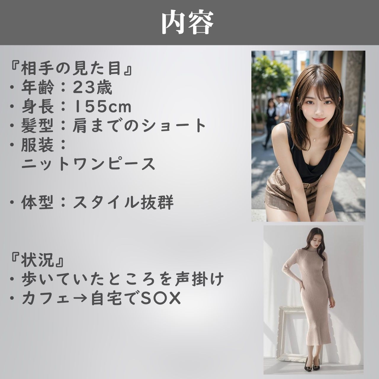 サンプル画像2:【実録】23歳 ラウンジ嬢をお持ち帰り｜彼氏いるのに平気で浮気してしまう【ストリートナンパ】(高橋和己pua) [d_518109]