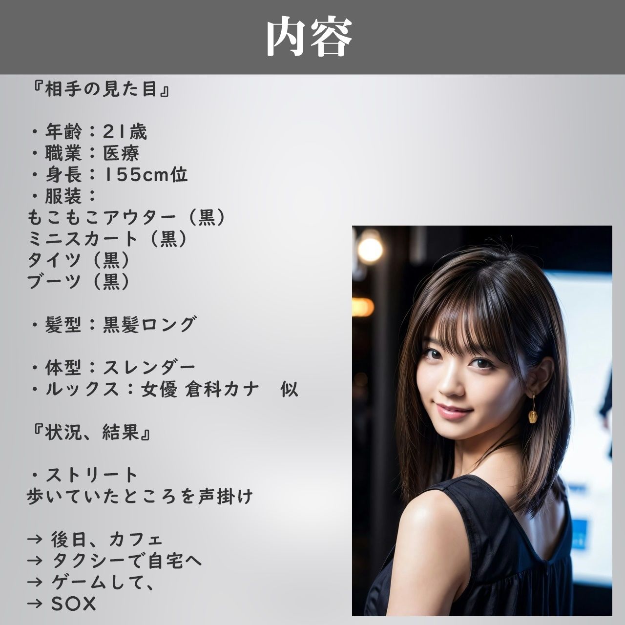 サンプル画像2:【実録】21歳 OL美女をお持ち帰り｜街中で出会ったOL美女をナンパして自宅でセックス【ストリートナンパ】(高橋和己pua) [d_519261]