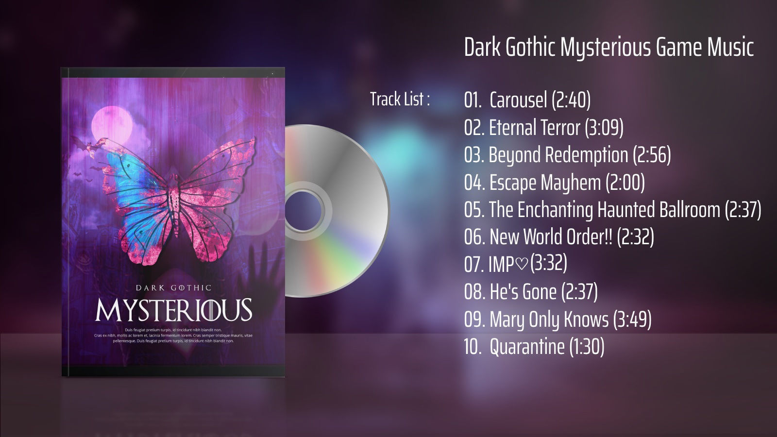 サンプル画像1:【BGM素材】Dark Gothic Mysterious Game Music(SOUND AIRYLUVS) [d_519758]