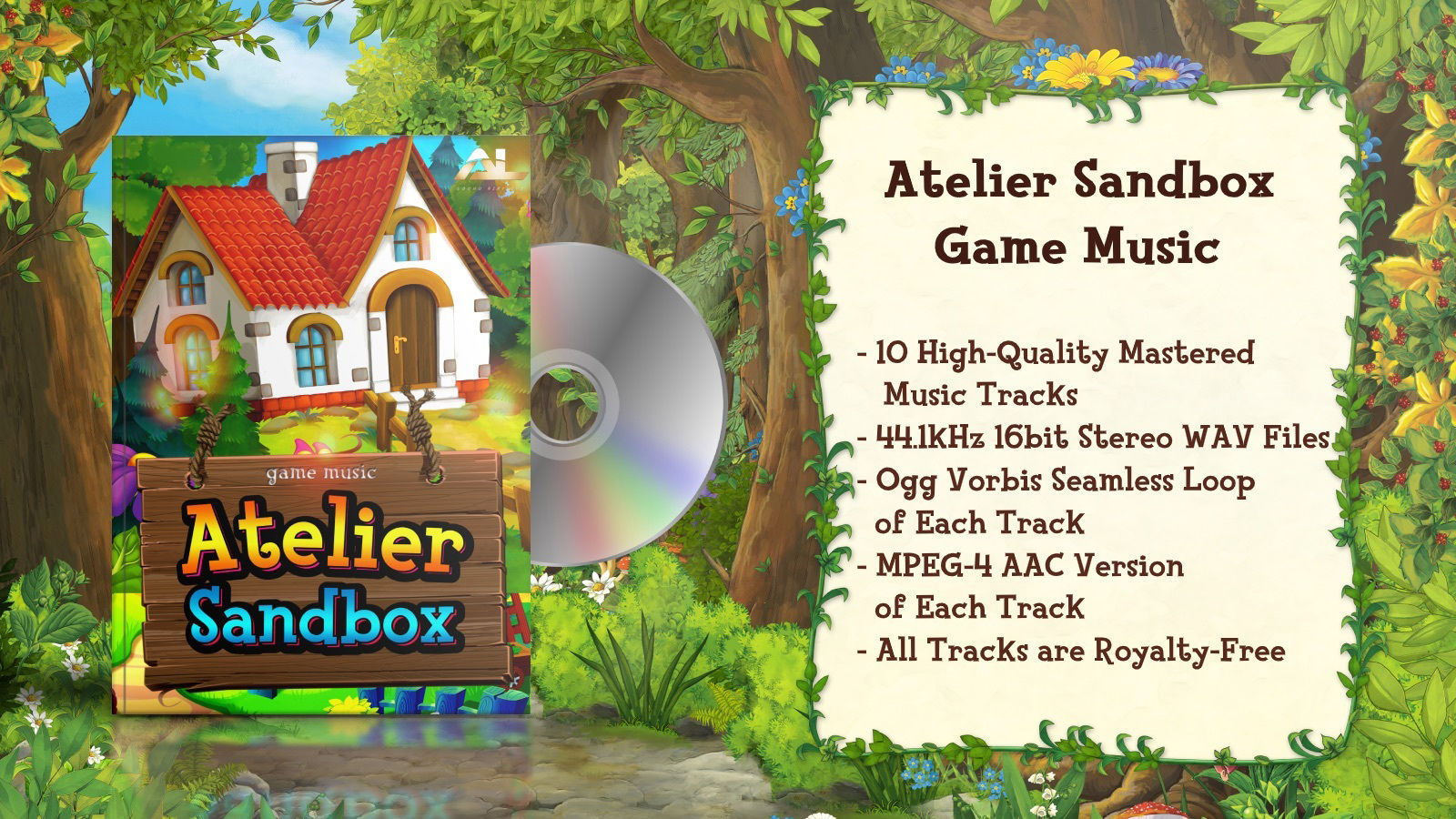 サンプル画像2:【BGM素材】Atelier Sandbox Game Music(SOUND AIRYLUVS) [d_520117]