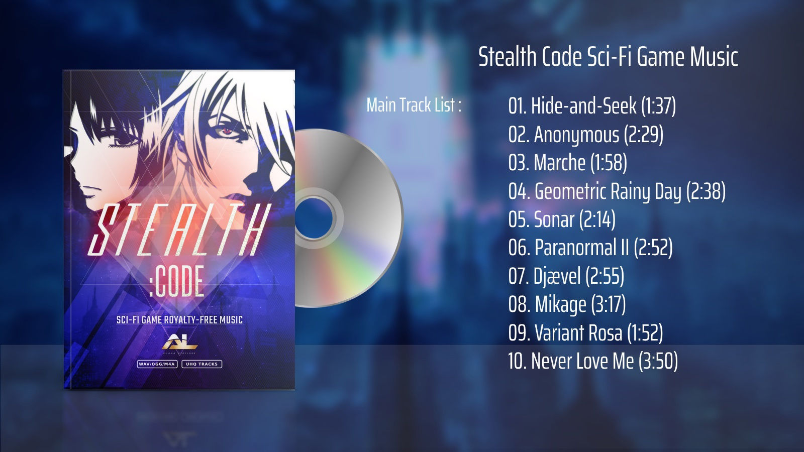 サンプル画像1:【BGM素材】Stealth Code Sci-Fi Game Music(SOUND AIRYLUVS) [d_520153]