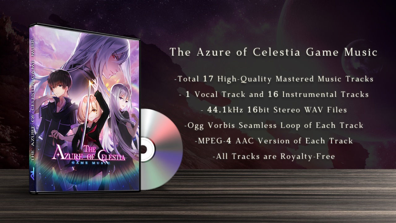 サンプル画像2:【BGM素材】The Azure of Celestia Game Music(SOUND AIRYLUVS) [d_520386]