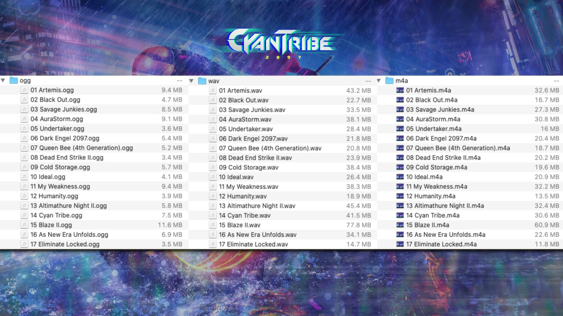 サンプル画像4:【BGM素材】CYAN TRIBE 2097 Game Music(SOUND AIRYLUVS) [d_520407]