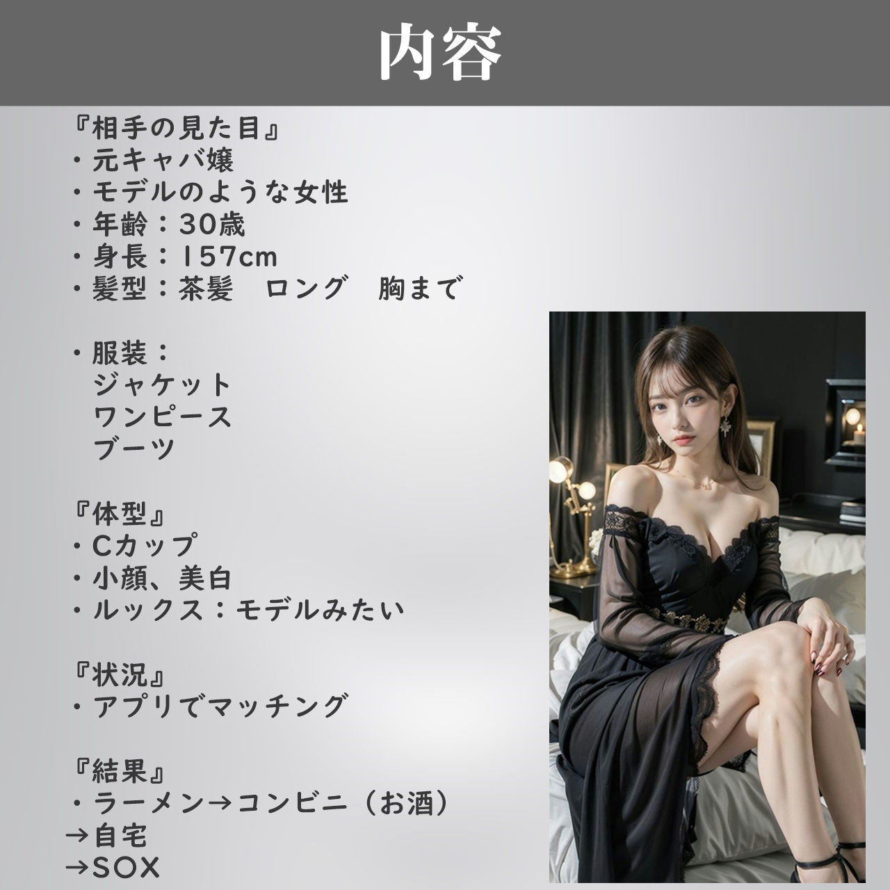 サンプル画像2:【実録】タップルで出会った元キャバ嬢 美女をお持ち帰り！？｜食事デートからお持ち帰りまでのヤバい瞬間【マッチングアプリ】(高橋和己pua) [d_520617]