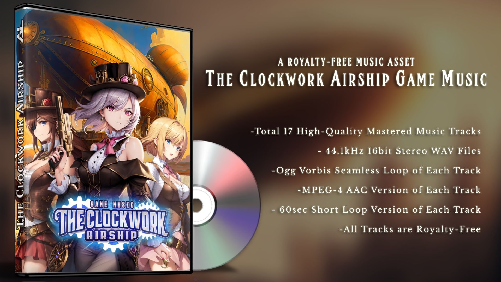 サンプル画像2:【BGM素材】The Clockwork Airship Game Music(SOUND AIRYLUVS) [d_521007]