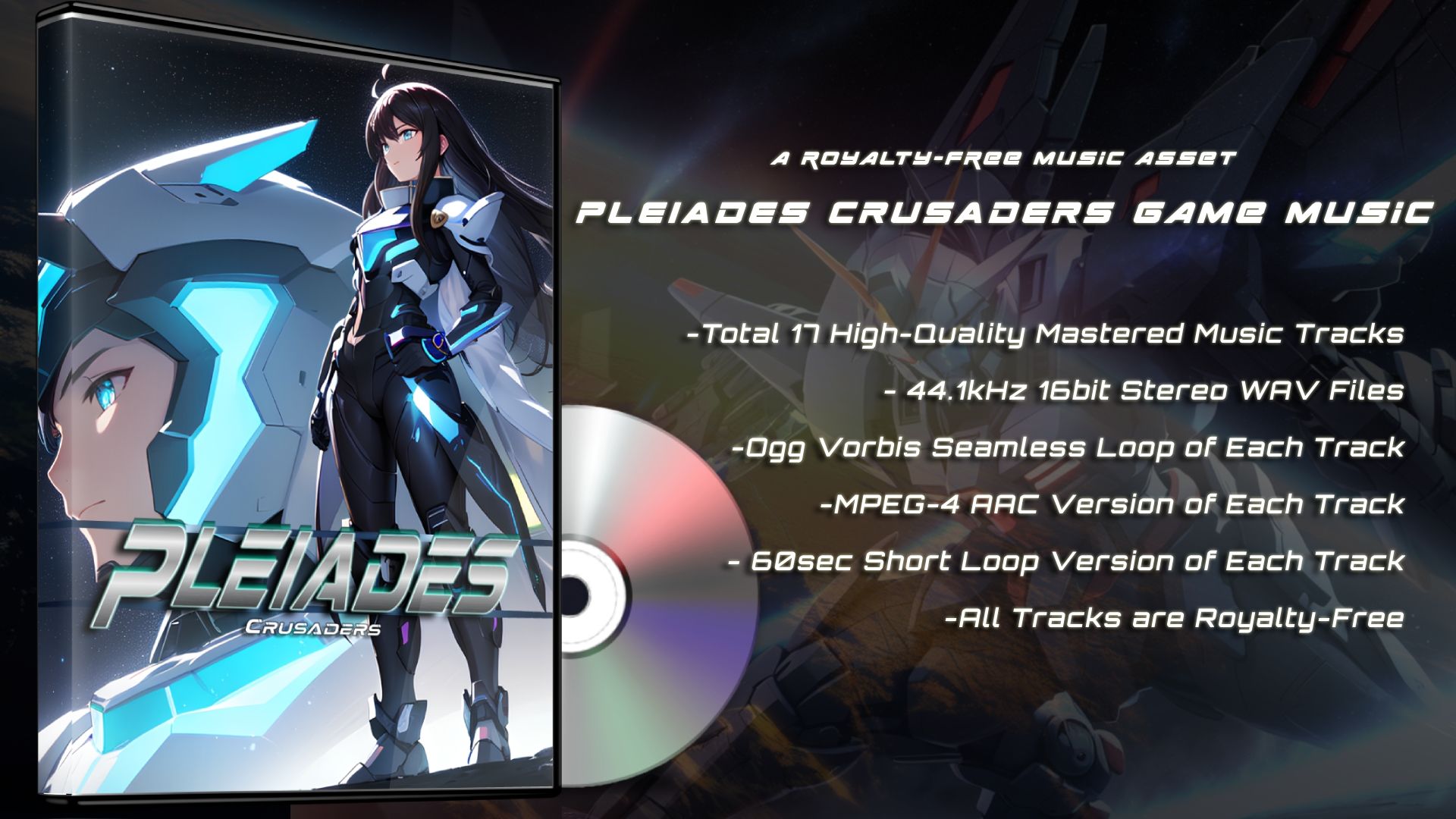 サンプル画像1:【BGM素材】Pleiades Crusaders Game Music(SOUND AIRYLUVS) [d_521058]