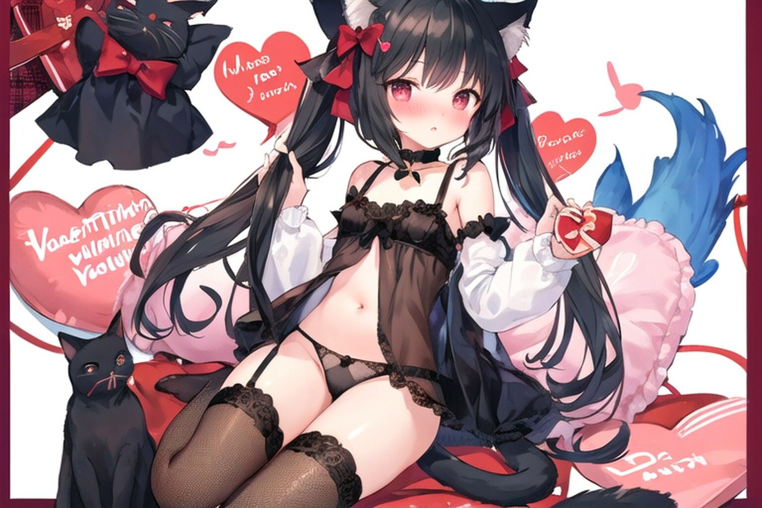 サンプル画像6:同棲している猫耳の女の子が、疲れたアナタにいっぱい甘えて、ちょっとイジワルに癒してくれる(九谷さんと愉快な仲間たち) [d_524411]