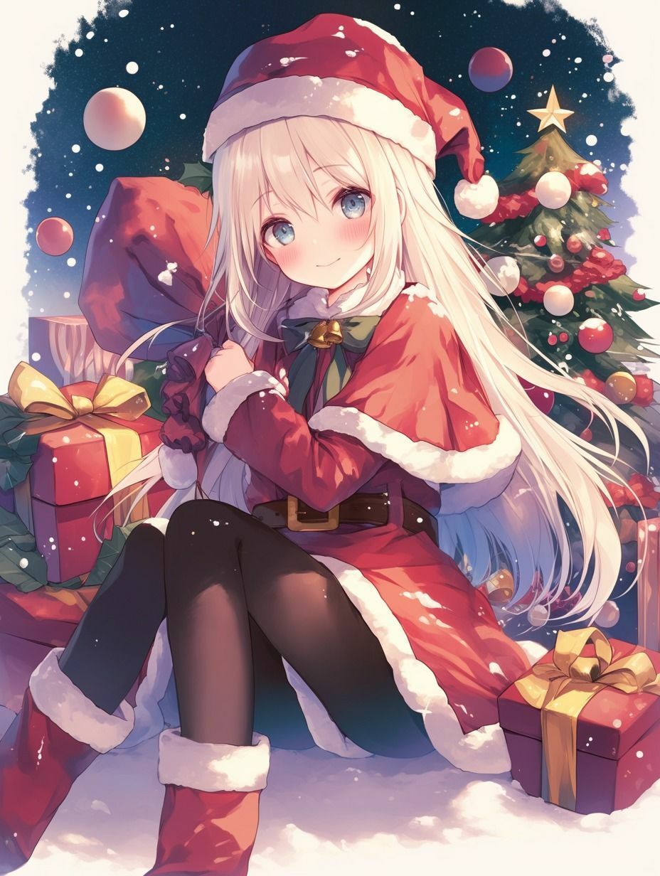 サンプル画像1:サンタお姉さんの脱ぎたてタイツの匂い(靴下フェチ) [d_524461]