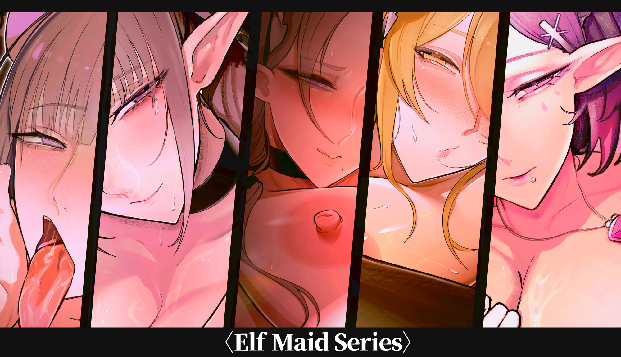 サンプル画像5:◇イラスト特典90枚/W添い寝トラック＆フリートーク付き◇エルフメイド セラフィーユ＆マルガリータ〜坊ちゃまを立派なオスにするために〜【年上×主従敬語×Wオホ声】(おほ声の館) [d_524716]