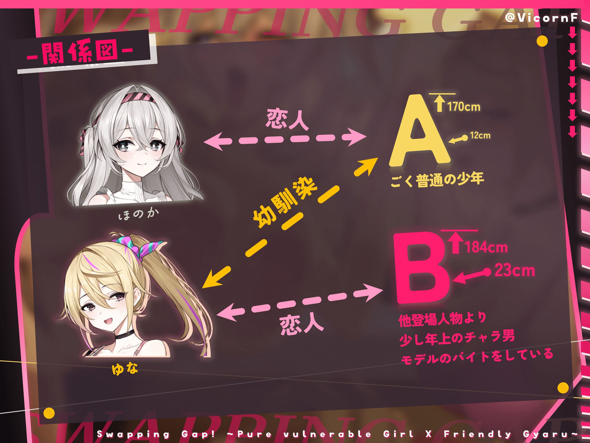 サンプル画像5:【スワッピングXオホ声】格差スワッピング！！〜病弱清楚系彼女xギャル幼馴染交換編〜(バイコーンの森) [d_528875]