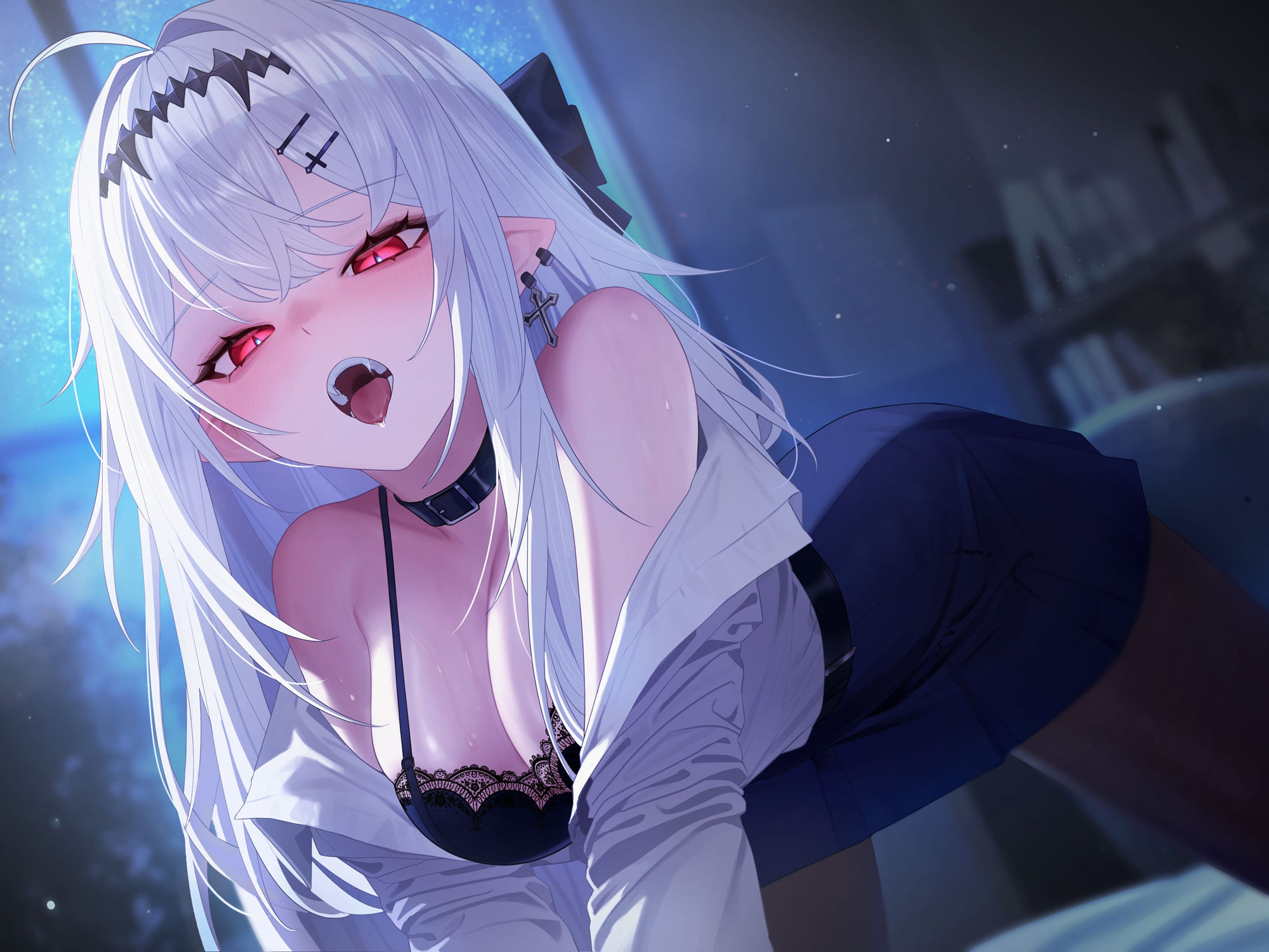 サンプル画像1:【脳破壊注意】恋する吸血鬼の寝取られ報告(バイコーンの森) [d_528881]